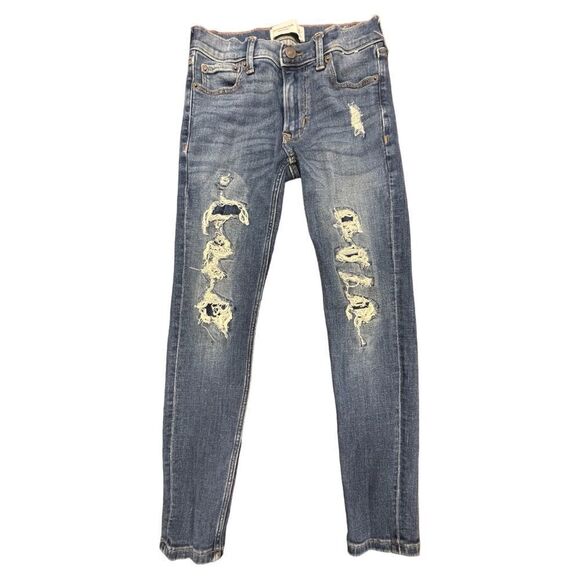 Kids Abercrombie & Fitch Distress  Supper Skinny - Picture 1 of 4